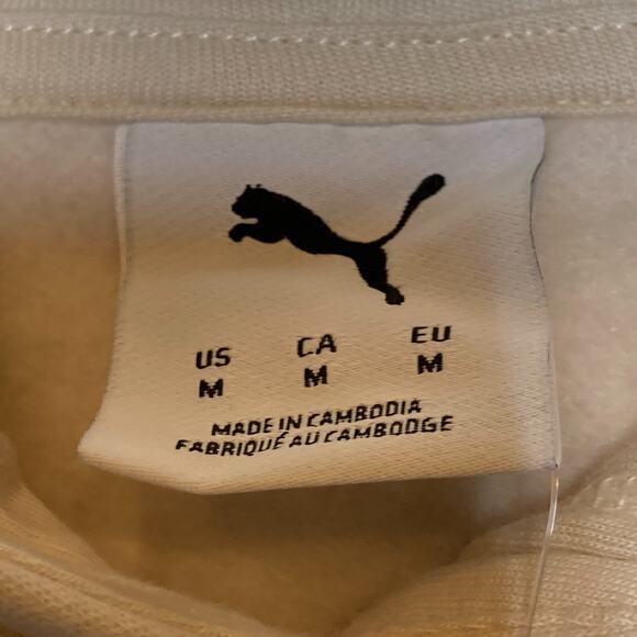 PUMA Women's Fleece Lined Hoodie Long Sleeve Sweatshirt Medium - Picture 7 of 9